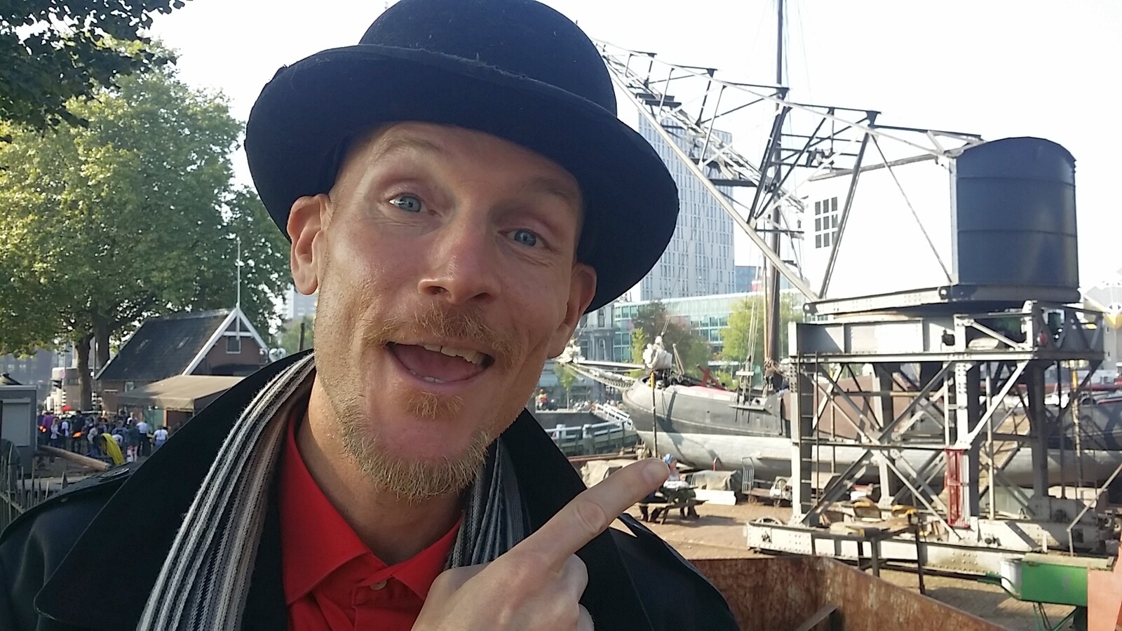 Storytrail verteller in Rotterdam Foto Storytrail nl