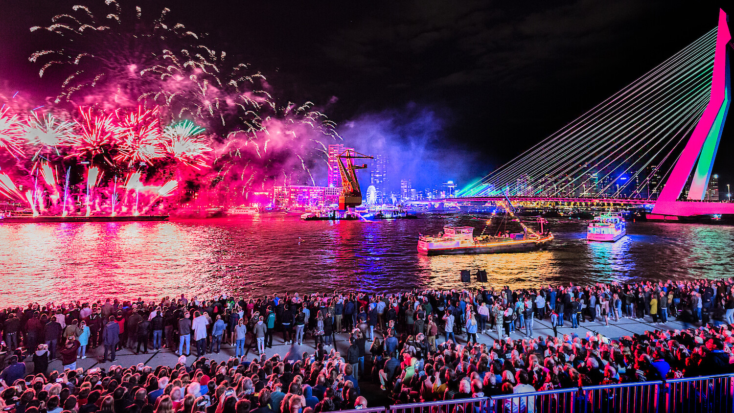 Wereldhavendagen vuurwerk